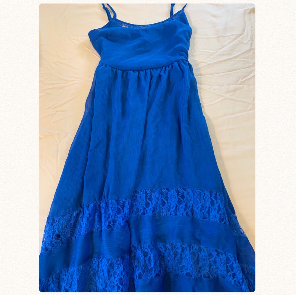 Blue sundress